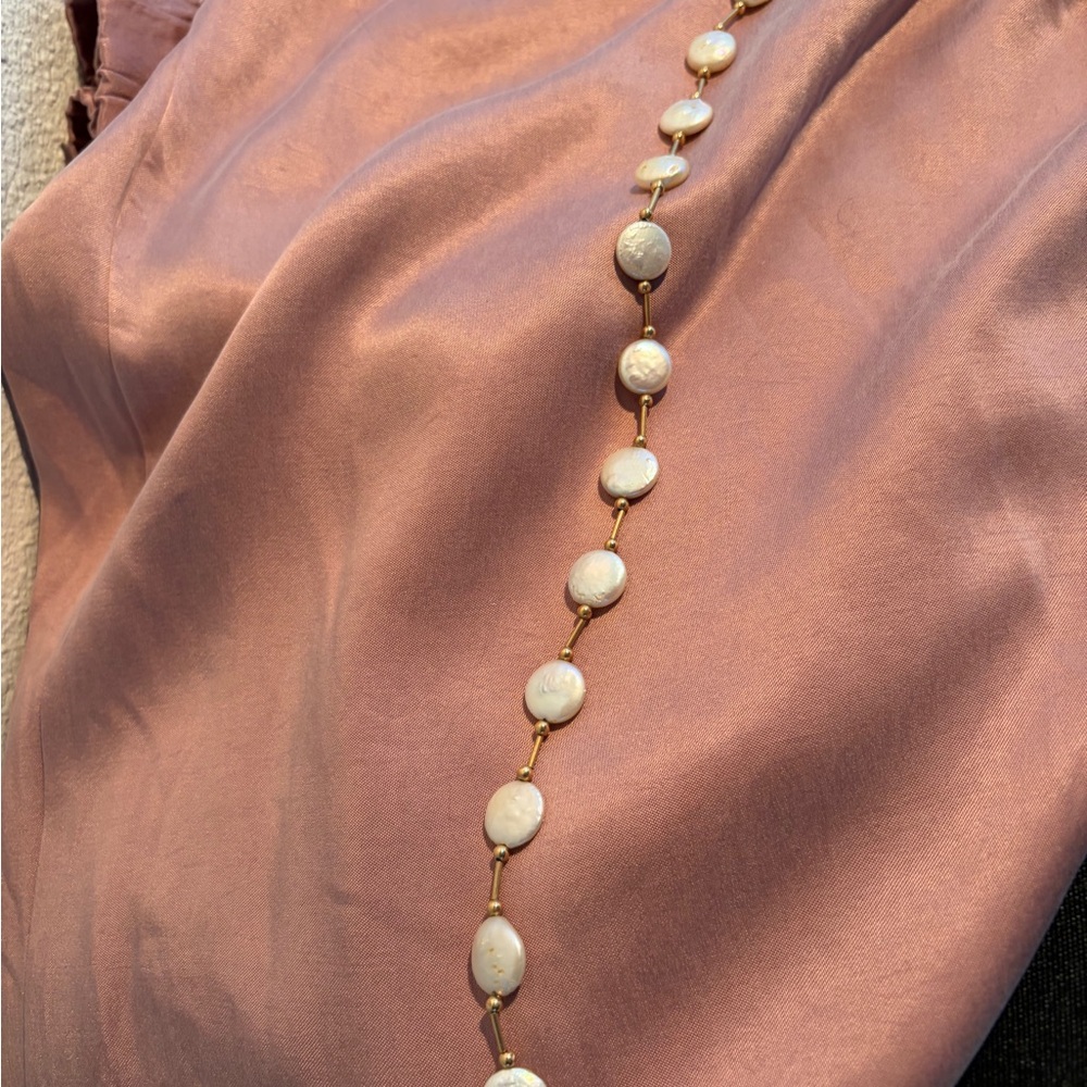 14kt Gold and Pearl Necklace